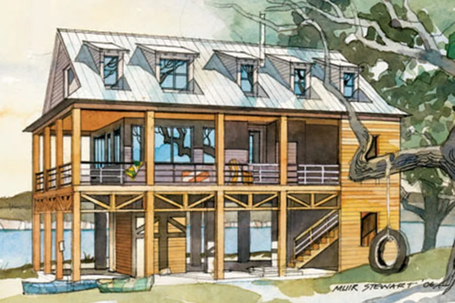 Coastal Living House Plans | Beach House Floor Plans